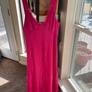 Wayf midi slip dress